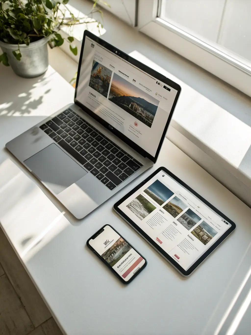 A mobile-responsive funnel sales page displayed on various devices, ensuring a seamless user experience across all platforms.